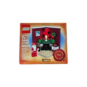 LEGO 300002 Christmas Holiday Set 2 of 2 Fire Place Scene - NIB SEALED - Retired